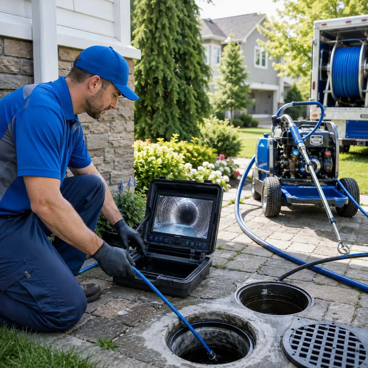 Outdoor drain cleaning professionals serving Schaefferstown, PA